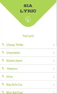 Play Sia music lyrics