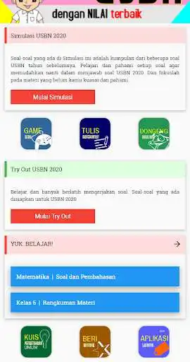 Play Siap Ujian Sekolah SD/MI as an online game Siap Ujian Sekolah SD/MI with UptoPlay