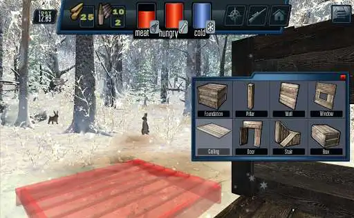 Play Siberian survival. Hunting.