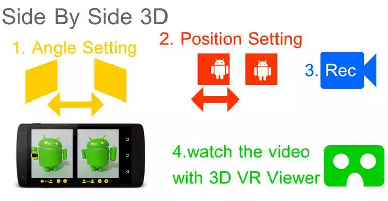 Play Side by side 3D Recorder