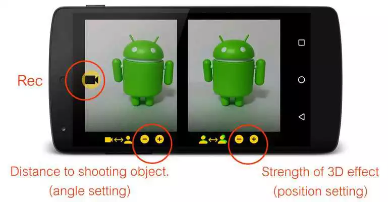 Play Side by side 3D Recorder