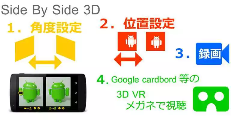 Play Side by side 3D Recorder