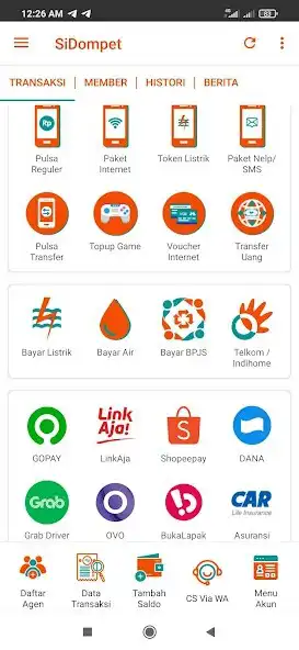 Play SiDompet : Agen Pulsa Murah, Data Internet  PPOB as an online game SiDompet : Agen Pulsa Murah, Data Internet  PPOB with UptoPlay