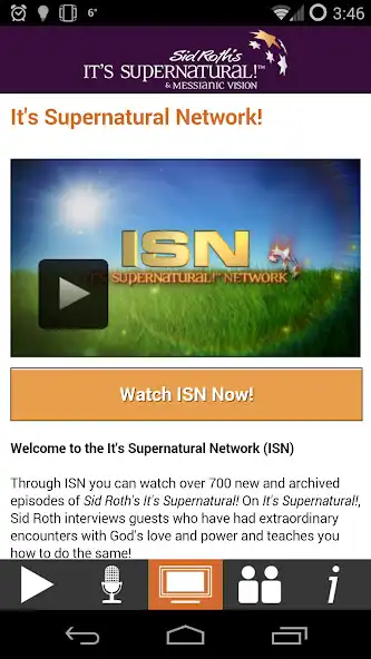 Play Sid Roths Its Supernatural! as an online game Sid Roths Its Supernatural! with UptoPlay