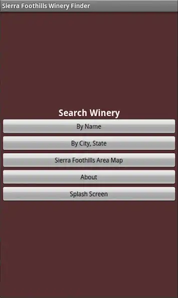 Play Sierra Winery Finder: Tablets as an online game Sierra Winery Finder: Tablets with UptoPlay