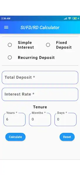 Play SI/FD/RD Calculator  and enjoy SI/FD/RD Calculator with UptoPlay