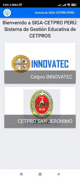 Play SIGA CETPRO PERÚ as an online game SIGA CETPRO PERÚ with UptoPlay