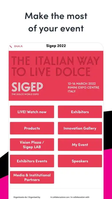 Play Sigep – The Dolce World Expo  and enjoy Sigep – The Dolce World Expo with UptoPlay