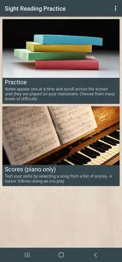Play Sight Reading Practice as an online game Sight Reading Practice with UptoPlay