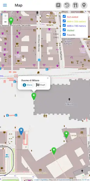 Play Sightseeing Milan as an online game Sightseeing Milan with UptoPlay