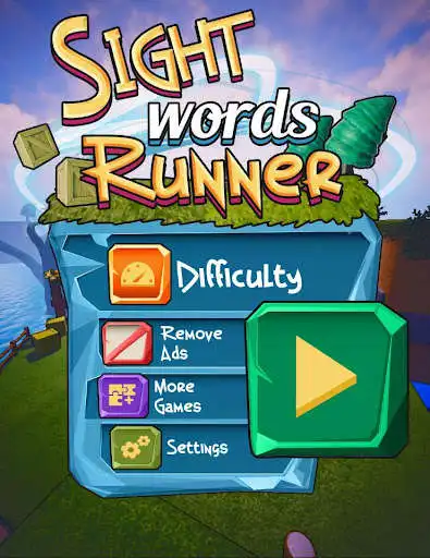 Play Sight Words Runner  and enjoy Sight Words Runner with UptoPlay