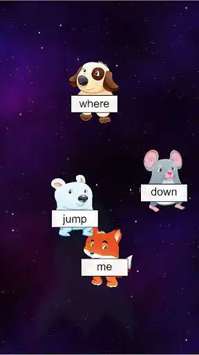 Play Sight Words - Space Game Word  and enjoy Sight Words - Space Game Word with UptoPlay