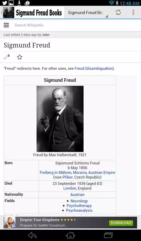 Play Sigmund Freud Books  Audio