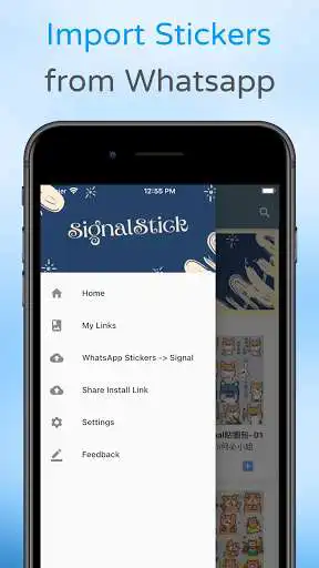 Play SignalStick - Signal Sticker Store as an online game SignalStick - Signal Sticker Store with UptoPlay