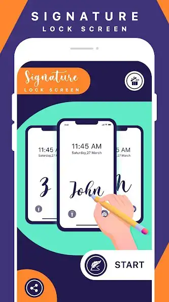 Play Signature Lock Screen  and enjoy Signature Lock Screen with UptoPlay