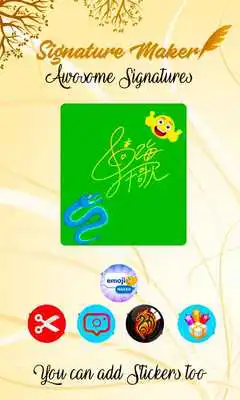Play signature maker: real fancy style