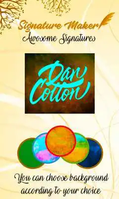 Play signature maker: real fancy style