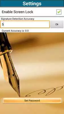 Play Signature Screen Lock