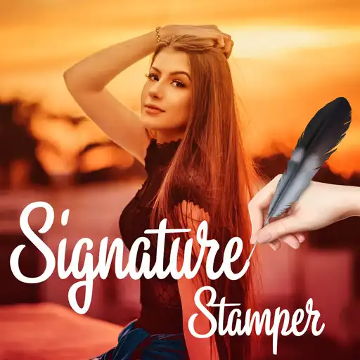 Free play online Signature Stamper: Auto Add Text on Camera Photos APK