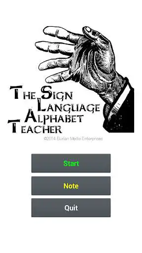 Play Sign Language Alphabet Teacher as an online game Sign Language Alphabet Teacher with UptoPlay