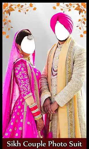 Play Sikh Couple Photo Suit New