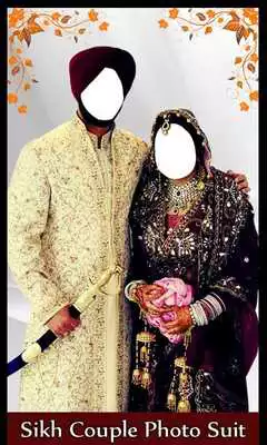 Play Sikh Couple Photo Suit New