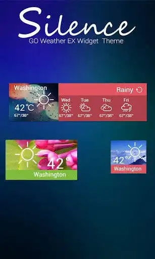 Play SILENCE THEME GO WEATHER EX as an online game SILENCE THEME GO WEATHER EX with UptoPlay