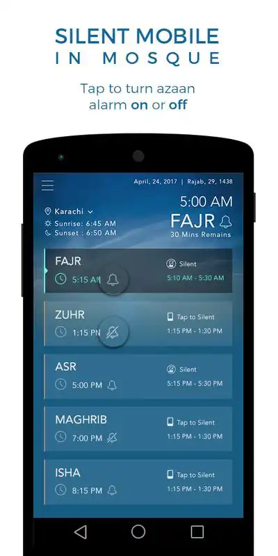 Play Silent Mobile in Mosque (Prayer Timings)