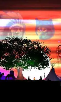 Play Silhouette Native Wallpaper