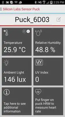 Play Silicon Labs Sensor Puck