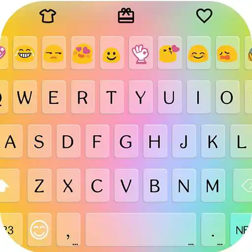Run free android online Silk Multicolor Emoji Keyboard APK