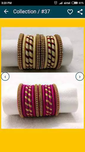 Play Silk Thread Bangle Designs