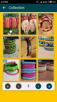 Play Silk Thread Bangle Designs