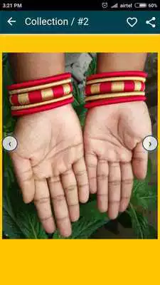 Play Silk Thread Bangle Designs