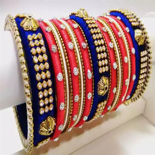 Free play online Silk Thread Bangles  For Women 2018 APK