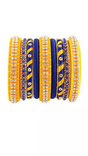 Play Silk Thread Bangles  For Women 2018