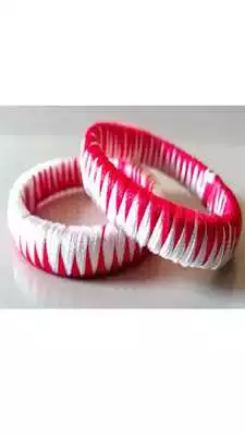 Play Silk Thread Bangles  For Women 2018