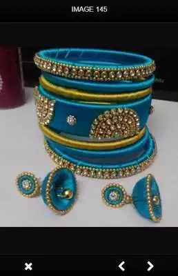 Play Silk Thread Bangles Ideas
