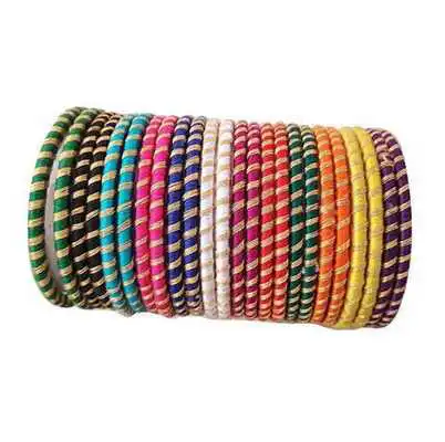 Play silk thread bangles