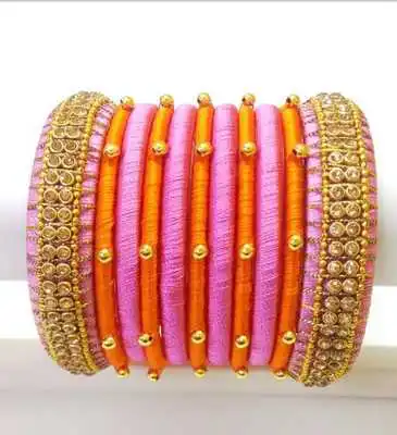 Play silk thread bangles