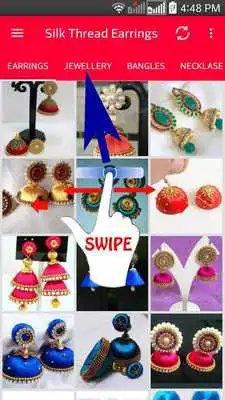 Play Silk Thread Earrings