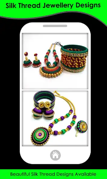Play Silk Thread Jewellery Designs  and enjoy Silk Thread Jewellery Designs with UptoPlay