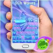 Free play online Silk Waves Keyboard Theme APK