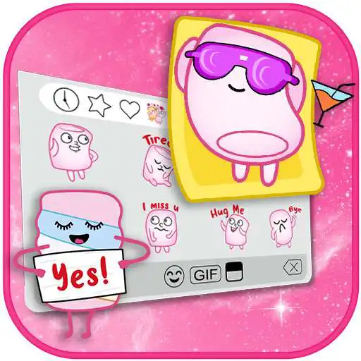 Play Silly Marshmallow Emoji Stickers APK