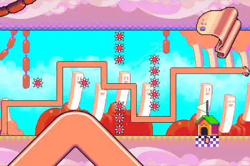 Play Silly Sausage in Meat Land as an online game Silly Sausage in Meat Land with UptoPlay