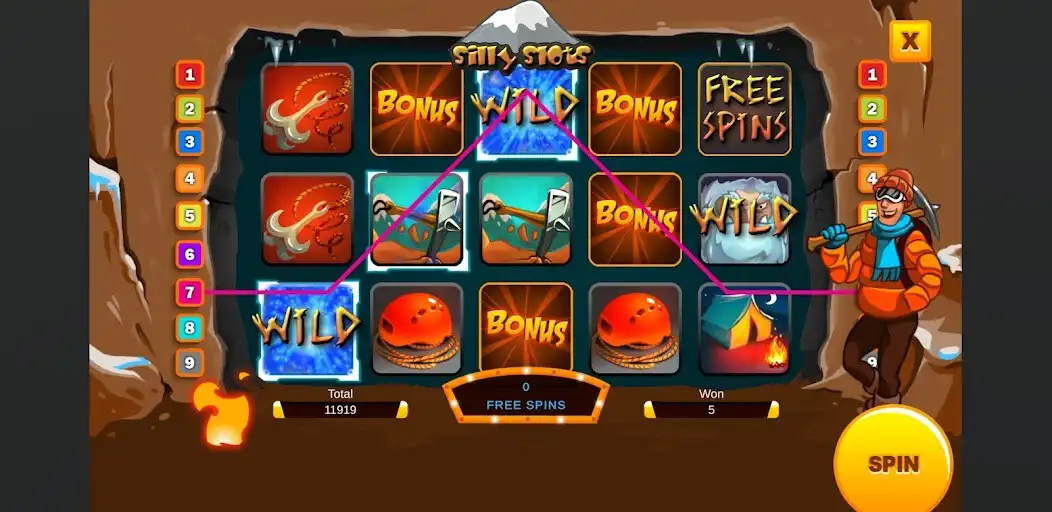 Play Silly-Slots as an online game Silly-Slots with UptoPlay
