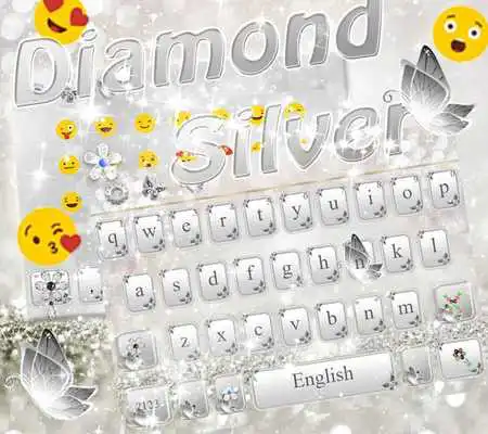 Play Silver Diamond Keyboard Theme