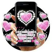 Free play online Silver Diamond Love Keyboard APK