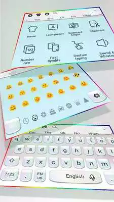 Play Silver Keyboard For Phone X