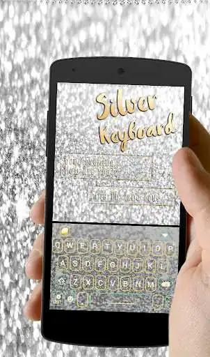 Play Silver Keyboard Theme